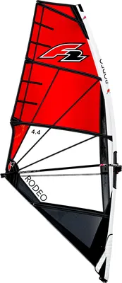 Produktbild von F2 Windsurf Segel Rodeo Team  3,6qm Rot Modell 2022 NEU Sail Only