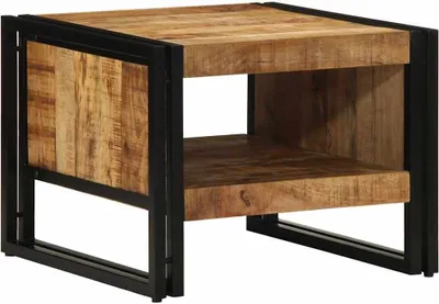 Zdjęcie produktu dla Stolik kawowy 50x50x38 cm lite drewno surowe mango