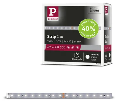Produktbild von Paulmann MaxLED 500 LED Strip Neutralweiß Einzelstrip