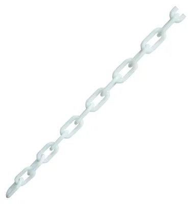 Produktbild von Kunststoff Absperrkette 25 m x 6 mm, weiß