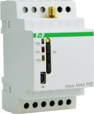 Obrázok produktu pre Diaľkové ovládanie GSM relé CLIP Ovládanie brány SIMPLY MAX-P02 F&F 7223