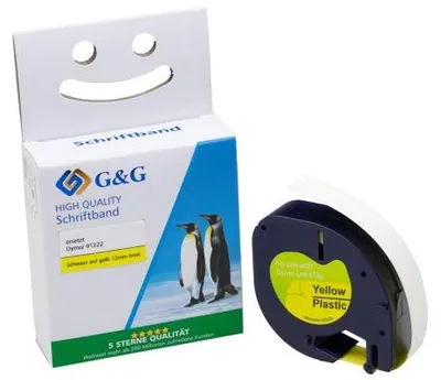 Immagine prodotto di G&G 15576 G&G Schriftband kompatibel mit DYMO 91222/ S0721670