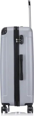 Image de Flexot® F-2045 | Valise de 28 pouces, taille XL, valise de voyage, valise à roulettes avec poignée télescopique, valise à coque rigide, bagage de voyage, robuste, roulettes 360°, serrure à combinaison