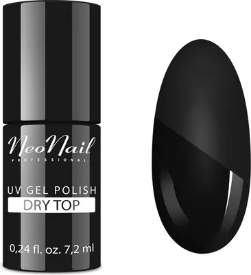 Productafbeelding van NeoNail Top Dry Top - Sneldrogende glanslaag, niet nodig om af te wassen, geschikt voor hybride nagellak, 7,2 ml
