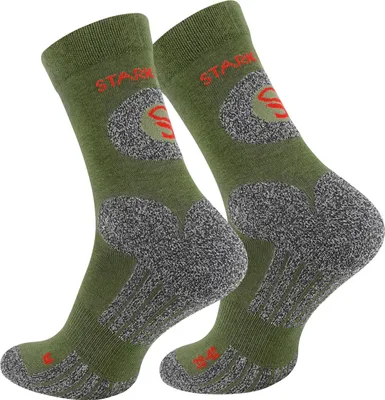 Produktbild von Stark Soul® Trekking Outdoor Socken 2 Paar, Uni 35-38 Khaki