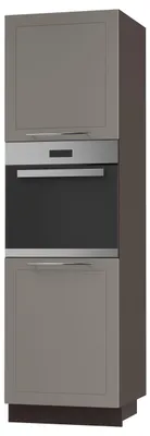 Produktbild von Backofenschrank KVANTUM 2-türig 60cm Korpus- & Frontfarbe wählbar (Q-D14/RU/2D),beige matt,lava