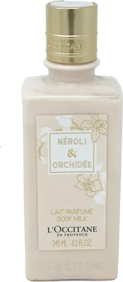 Produktbild von L'Occitane Néroli & Orchidée, Milch, Frauen, Feuchtigkeitsspendend, Weichmachend, 245 ml, Flasche, AQUA/WATER - GLYCERIN - HELIANTHUS ANNUUS (SUNFLOWER) SEED OIL - BUTYROSPERMUM PARKII (SHEA)...