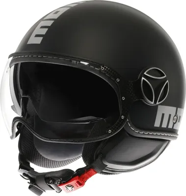 Produktbild von Momo Design Fgtr Evo Jethelm Schwarz M Schwarz M