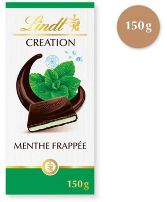 Obrázok produktu pre Lindt Creation Menthe Frappée 150 g – Jemná čokoláda s osviežujúcim tónom mäty