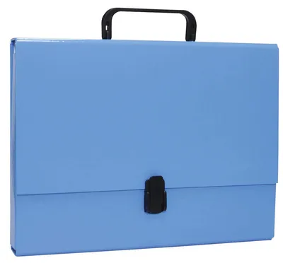 Image de Fournitures de bureau 21187811-01 : Boîte de rangement en plastique PP avec poignée et fermeture, format A4