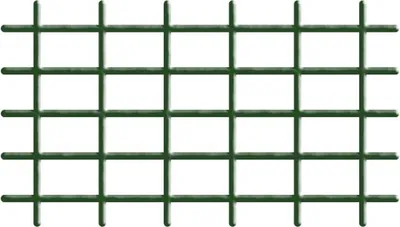 Obrázek produktu pro Zahradní mříž MEK6 145x72,5 cm, 4/4,7 mm, PVC/ocel, podpůrná mříž pro květiny, zeleň, zahradnictví