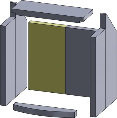 Produktbild von Rückwandstein - Passend für Hark Kaminöfen inkl. Modellübersicht - Schamottstein feuerfest & hitzebeständig - Kamin Ofen Zubehör [352 x 195 x 30 mm]