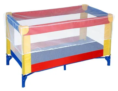 Produktbild von Moskitonetz für Babybett Reisebett Insektenschutz Kinderbett Weiß 130x70cm