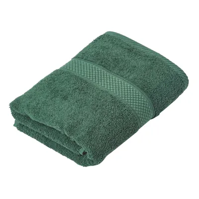 Produktbild von HOMESCAPES Handtuch aus 100% türkischer Baumwolle 500g/m² 50x90cm - dunkelgrün