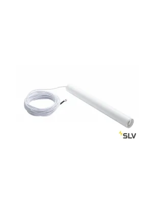 Produktbild von SLV 1002562 FITU PD E27 Pendelleuchte weiß 5m Kabel mit offenem Kabelende