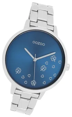 Imagen del producto de Oozoo Damenuhr: Reloj de pulsera para mujer, acero inoxidable plateado, movimiento de cuarzo, esfera analógica, modelo D3UOC11121