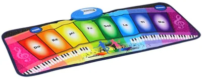 Image de LEAN Toys 19885 Tapis d'éveil musical et de danse, piano arc-en-ciel
