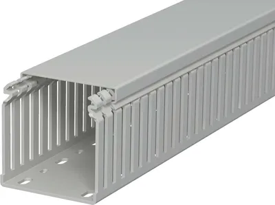 Produktbild von OBO LKV 75075 Verdrahtungskanal ** 75x75x2000 PVC steingrau RAL7030 6178