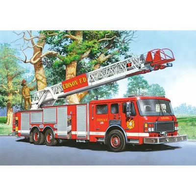 Produktbild von Castorland Fire Engine  Puzzle 60 Teile   B-06595-1