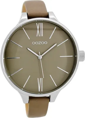 Produktbild von Oozoo Leder Damen Uhr C9543 Analog Quarzuhr Armband beige Timepieces D2UOC9543