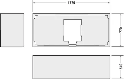 Produktbild von Duravit Duravit Wannenträger f 700314