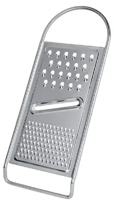 Universelle Reibe aus Edelstahl, 3 Schneidfunktionen, 29,2 cm