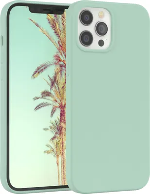 Produktbild von EAZY CASE Silikonhülle für Apple iPhone 12 Pro Max Silikon Backcover Schutz in Grün