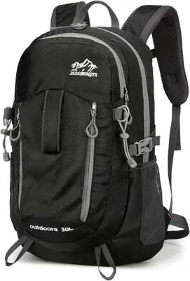 Produktbild von PolkaHome® 30L Wanderrucksack für Damen & Herren, wasserdicht, leicht, Trekkingrucksack Outdoor