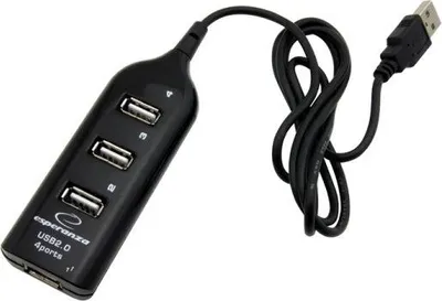 Productafbeelding van Esperanza USB 2.0 hub met 4 poorten