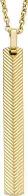 Produktbild von Halsketten   Mit Anhӓnger Fossil Gold Von 50 cm bis 70 cm  Kollektion Harlow - mann