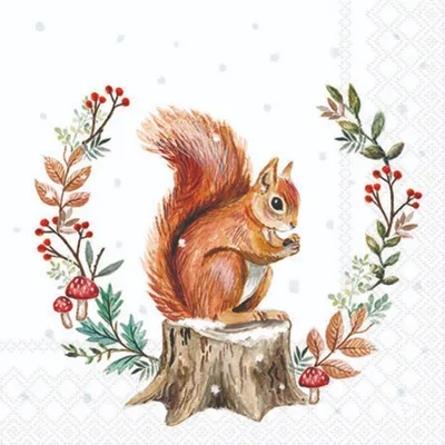 Produktbild von Servietten 25x25 cm - Storing for winter