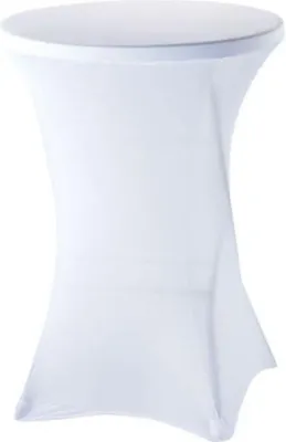Produktbild von Stretchhusse Für Stehtische Von Ca. D. 80 Mm, Weiß