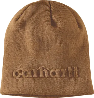 Produktbild von Carhartt Herren Mütze Knit Embossed Beanie | 107002, Farbe:carhartt® brown, Größe:OS