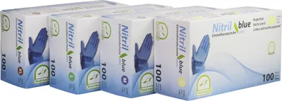 Produktbild von Medi-Inn® Handschuhe, Nitril puderfrei "Blue Plus" blau Größe S