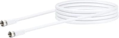 Produktbild von Schwaiger SAT Anschlusskabel KVCHQ50 532 (90dB) weiß, 5,0m, 1x F Stecker / 1x F Stecker