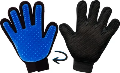 Produktbild von scarlet pet | Fellpflegehandschuh »Gentle Touch« einfache Entfernung loser Tierhaare bei gleichzeitiger Massage; besser als Bürsten, Größe:1 Stück