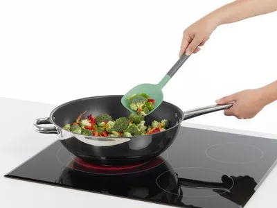 Obrázek produktu pro Lékué 883460, Kuchyňská stěrka, Zelená, Silikon, Termoplastik, Plast, Zelená, 220 °C