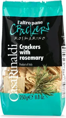 Image de Casa Rinaldi crackers italiens traditionnels au romarin 250g
