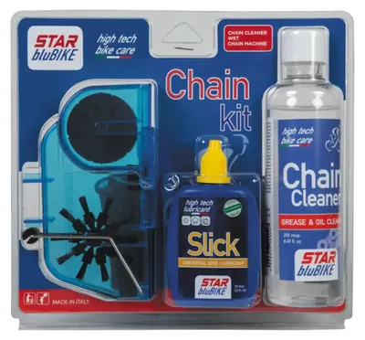 Produktbild von Kettenreiniger Set STAR BLUBIKE CHAIN KIT Kettenöl
