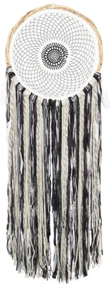 Produktbild von Traumfänger - 38 cm Schwarz/natur, Weiß, Traumfänger, Mobiles