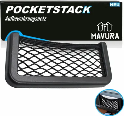POCKETSTACK Samolepiaci mini úložný priestor Sieťka do auta