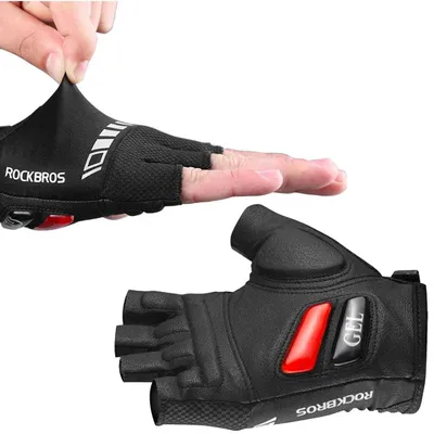 Produktbild von Rockbros S143-Bk Xxl Radschuhe Mit Gel-Pads - Schwarz