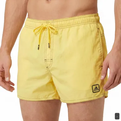 Produktbild von adidas Herren Badeshort Schwimmshort Solid Short SL Gr.S gelb, KI-generiertes Bild