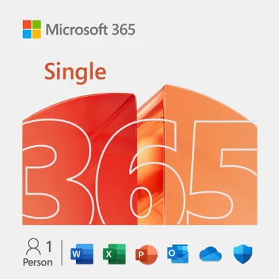 Productafbeelding van Microsoft Office 365, individuele licentie, Office-pakket, 1 licentie, 1 jaar, meertalig, compatibel met: Windows 10 Education, Windows 10 Education x64, Windows 10 Enterprise, Windows 10 Enterprise x64, ..., Mac OS X 10.10 Yosemite, Mac OS X 10.6 Snow Leopard, Mac OS X 10.7 Lion, Mac OS X 10.8 Mountain...