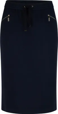 Produktbild von Rabe Moden Rock, Marineblau, Größe 44, gerader Schnitt, aufgesetzte Reißverschlüsse