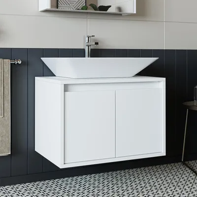 Immagine prodotto di Set di mobili da bagno Roomart ATLANTIC-65, 2 pezzi, larghezza 65 cm, bianco