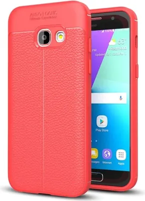 Image de Coque de protection pour Samsung Galaxy A7 2017 - Étui rouge