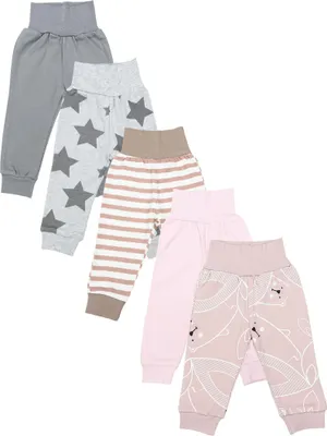 Produktbild von TupTam Unisex Baby Lange Pumphose 5er Pack, Farbe: Mädchen 7, Größe: 92