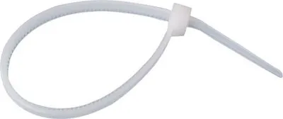 Produktbild von Kabelbinder 140/3,6 mm, weiß, 100 Stück