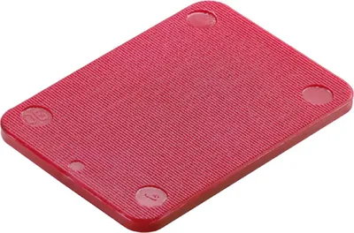 Produktbild von Roto Unterlegplatte - Unterlegklötze 40x60x3 aus Kunststoff rot